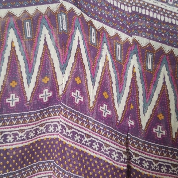 Tobi Purple Patterned Kimono - Picture 4 of 4